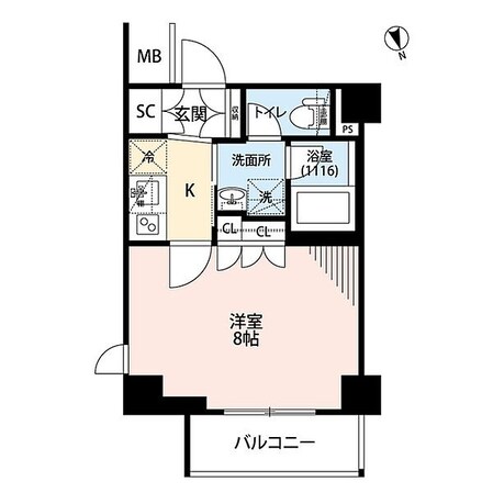 プレールドゥーク川崎大師IIの物件間取画像